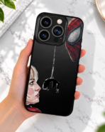 Dark Anime Spider Web Phone Case - Image 2