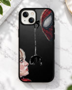 Dark Anime Spider Web Phone Case - Image 3