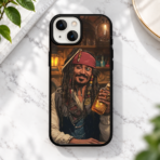 Captain Jack Sparrow Vintage Portrait Case